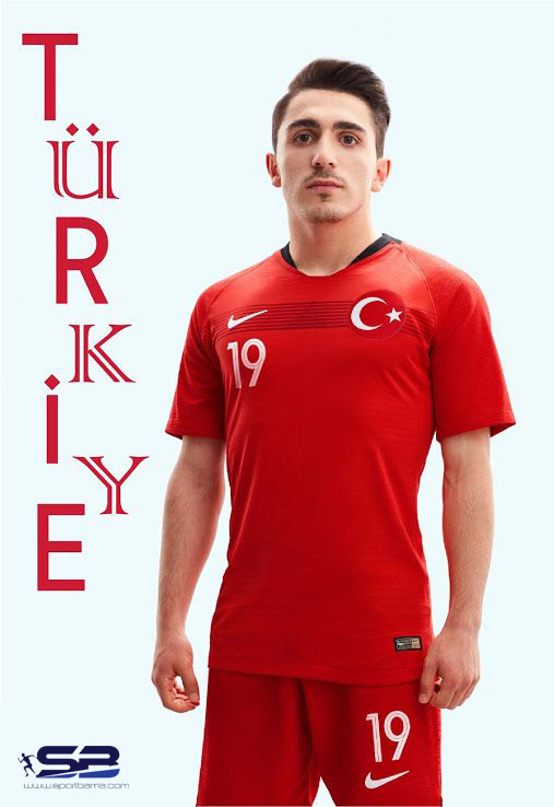  خرید  پیراهن آستین کوتاه تیم ملی ترکیه فصل 2018-2019 طرح اورجینال درجه یک تایلندی