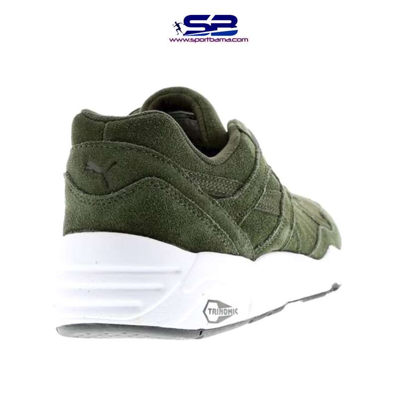  خرید  کفش کتانی بندی پوما ترینومیک سبز مخصوص پیاده روی طولانی و دویدن 