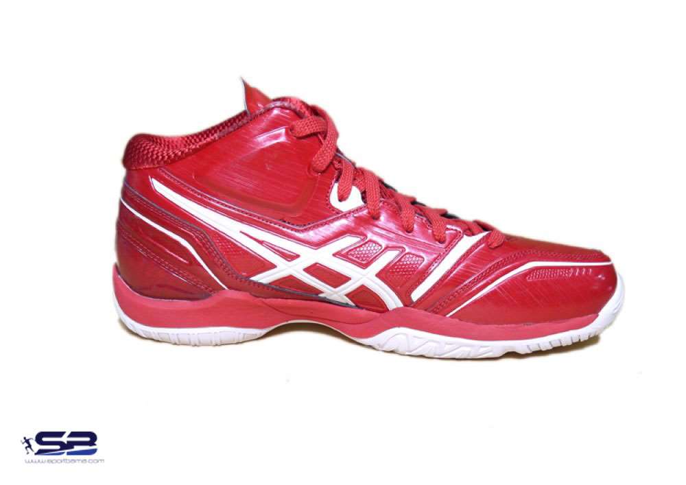  خرید  کفش کتانی آسیکس مخصوص والیبال  ASICS red volleyball shoes TBF19G