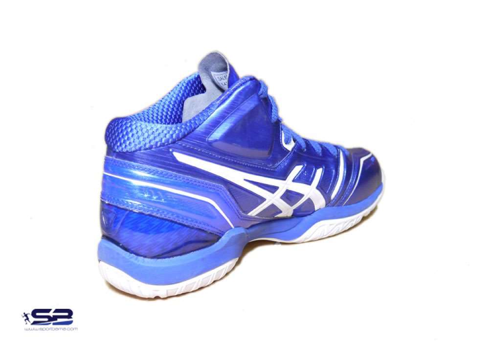  خرید  کفش کتانی آسیکس مخصوص والیبال  ASICS blue volleyball shoes TBF19G