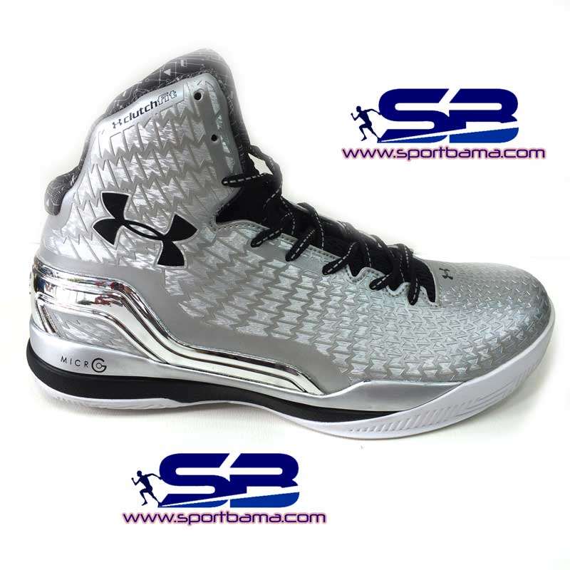  خرید  کفش اندرارمور مخصوص بسکتبال نقره ای ، مناسب برای حرفه ای ها Ander Amour Silver BasketBall Shoes