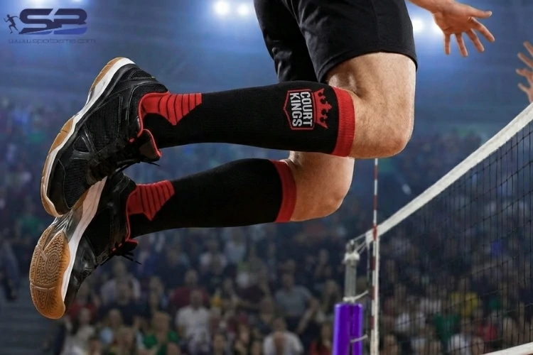 جوراب والیبال ساق بلند